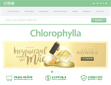 Tablet Screenshot of chlorophylla.com.br